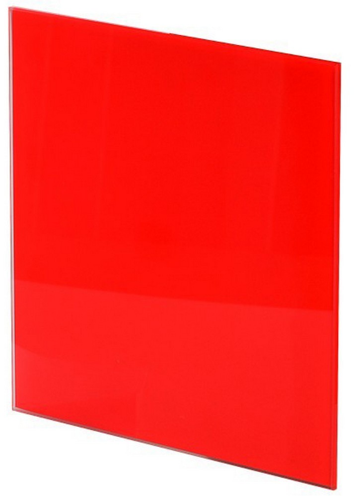 Крышка к вентилятору Awenta Trax PTGR100P Red Glossy Glass
