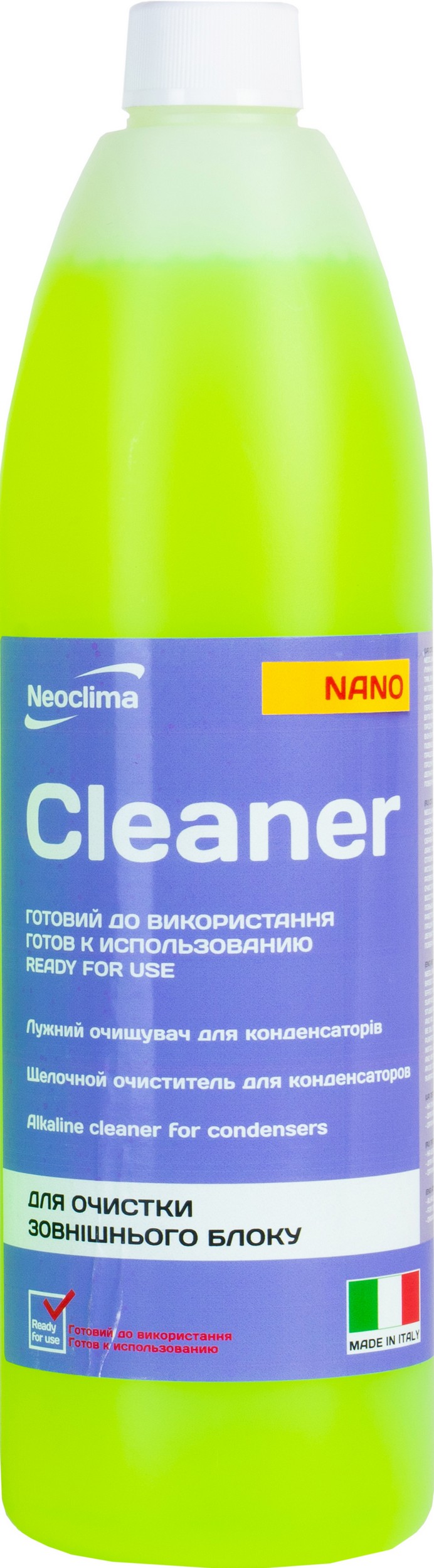 Характеристики очиститель внешнего блока Neoclima Cleaner Nano 1 л, спрей