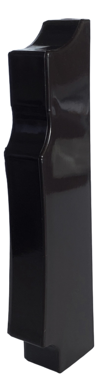 Аксесуар для плінтусного нагрівача Термія заглушка права ПП (коричнева) в інтернет-магазині, головне фото