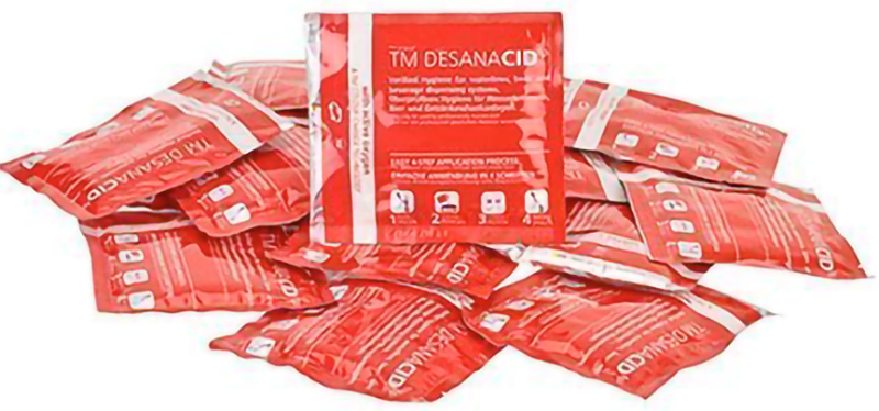 Засіб для очищення та дезінфекції Ecosoft AQA Drink WDC45 (24 шт.)