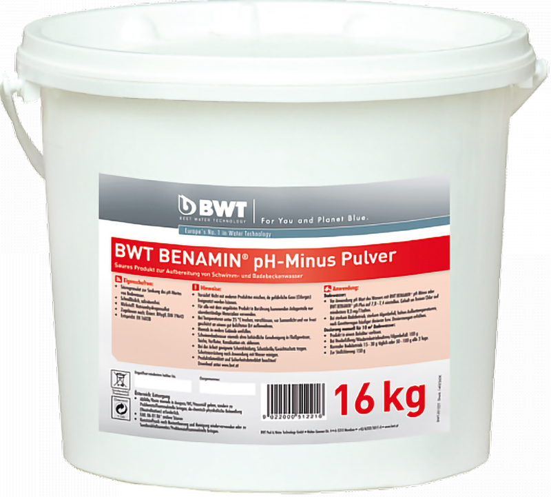 Засіб для зниження рН BWT Benamin PH-Minus Pulver (351221) в інтернет-магазині, головне фото