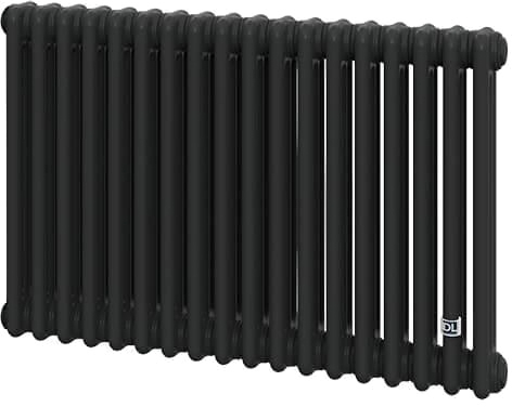 Трубчатый радиатор Delonghi Multicolumn H=570 (межосевая 500 мм) 3-18 (секций) конф.0 (боковое 1/2") Δt50=1044 W RAL9005МATT (0Q1030570180000RAL9005М) в интернет-магазине, главное фото