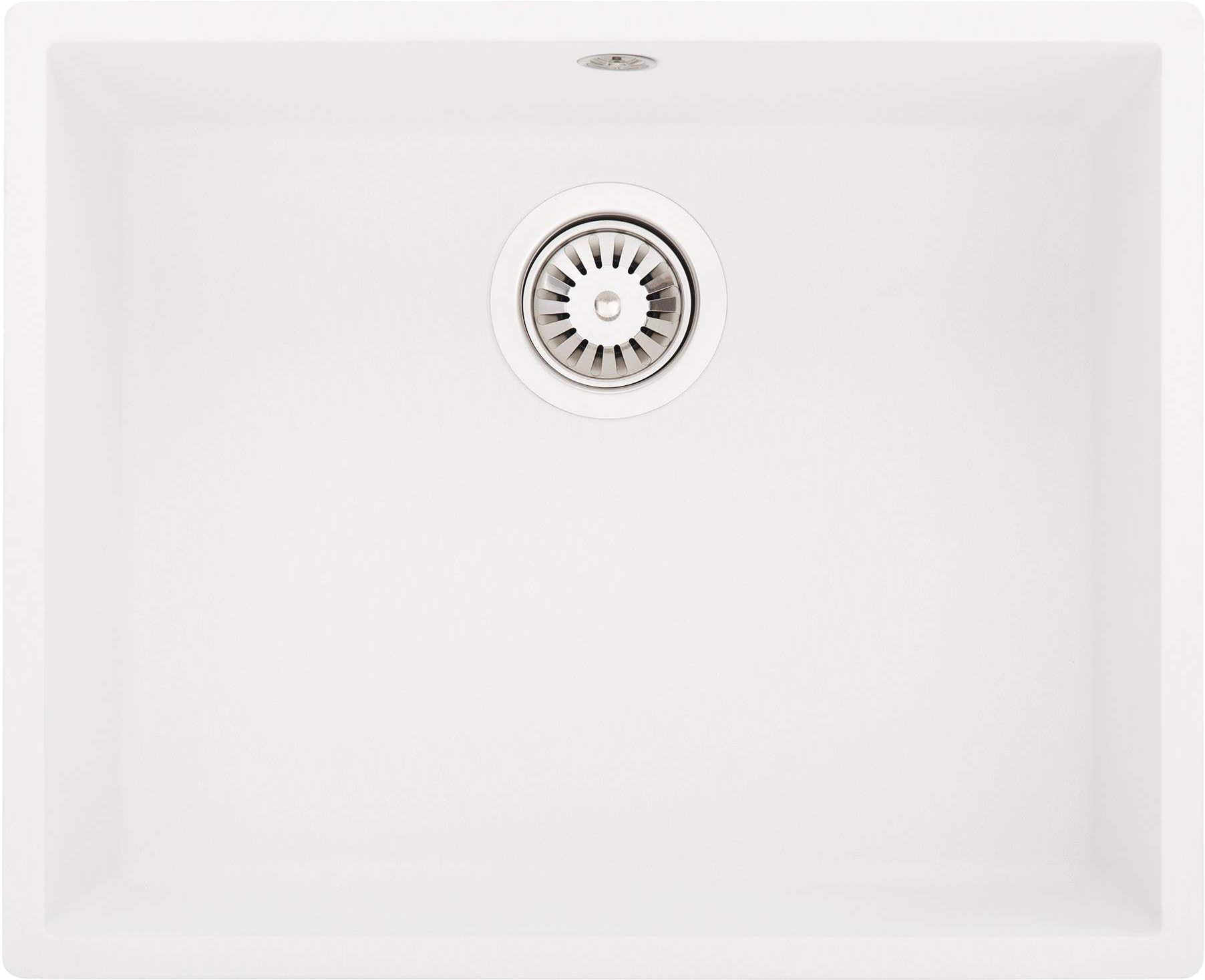 Кухонна мийка довжина 440 мм Interline Under 600 White