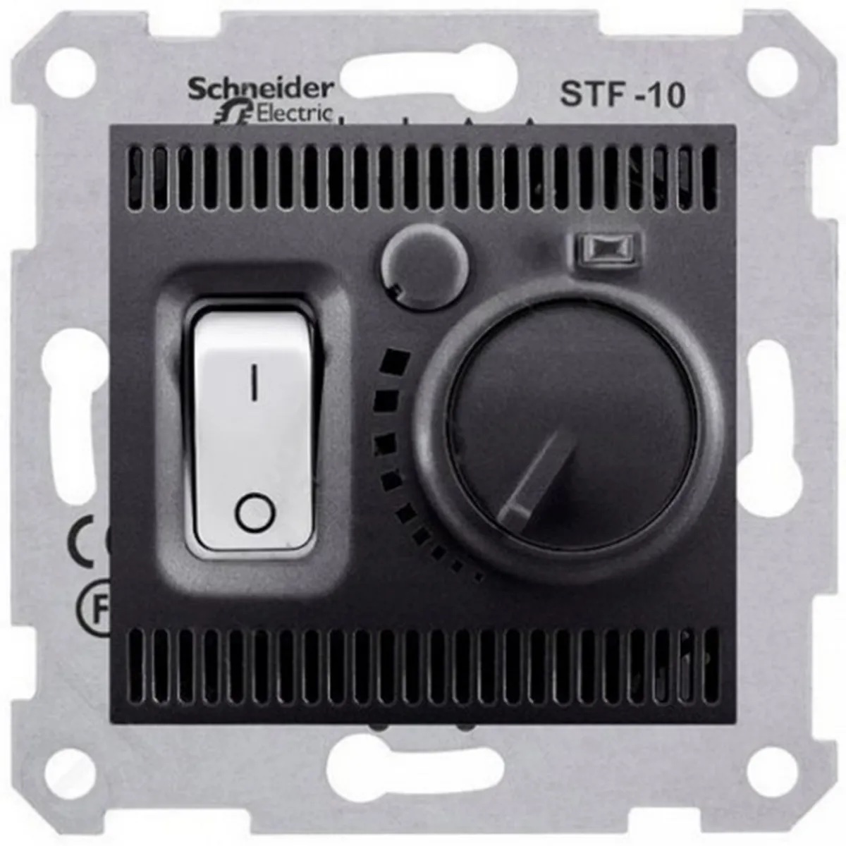 Купити терморегулятор Schneider Electric Sedna STF-10 графіт (SDN6000370) в Києві