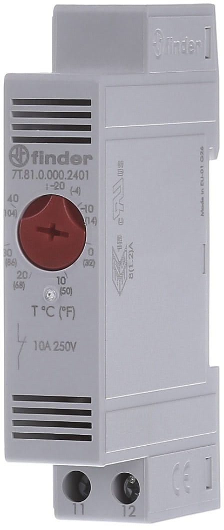 Цена терморегулятор Finder НЗ 10А (7T8100002401) в Киеве