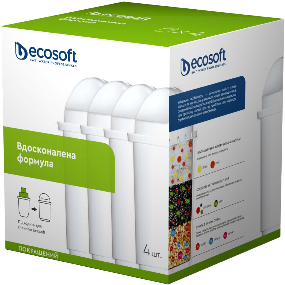 Картридж Ecosoft от железа Ecosoft CRVK4NECO (улучшенный) 4шт.