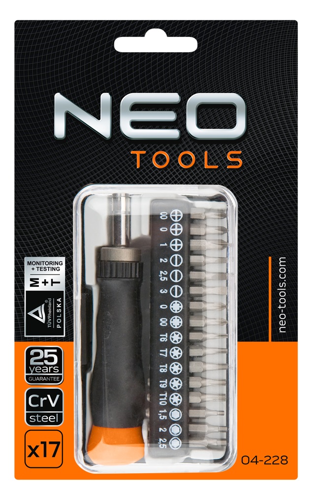 Набор отверток Neo Tools 04-228