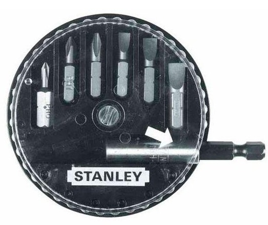 Викруткова насадка (біта) Stanley 7 предметів (1-68-738) в інтернет-магазині, головне фото