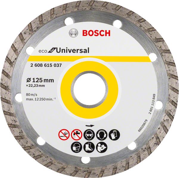 Диск по камню Bosch ECO Univ.Turbo 125-22,23