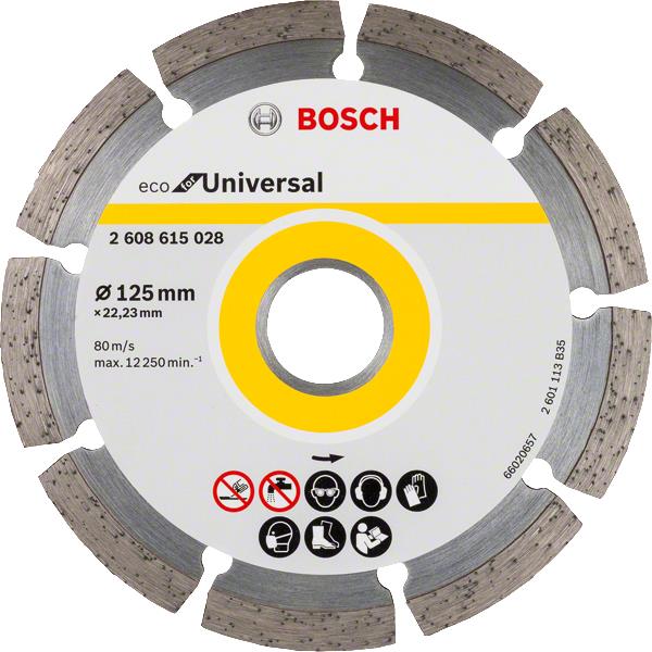 Диск по камню Bosch ECO Universal 125-22,23