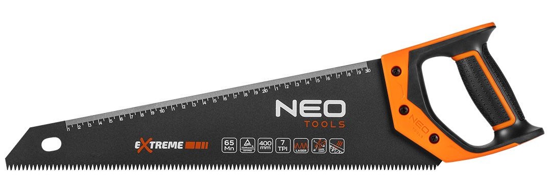 Інструкція ножівка по дереву Neo Tools Extreme, 400 мм, 7TPI, PTFE (41-111)