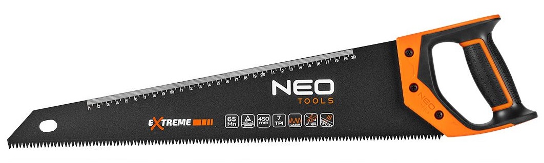 Ножівка по дереву Neo Tools Extreme, 450 мм, 7TPI, PTFE (41-116) в Києві