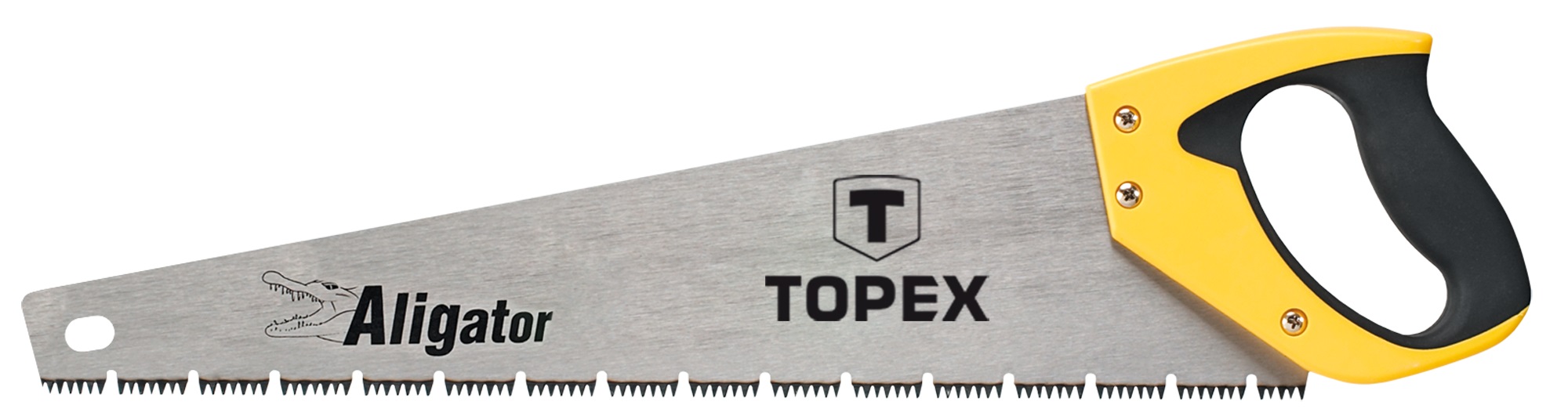 Ціна ножівка по дереву Topex 10A446, 450 мм, "Aligator", 7TPI (10A446) в Києві