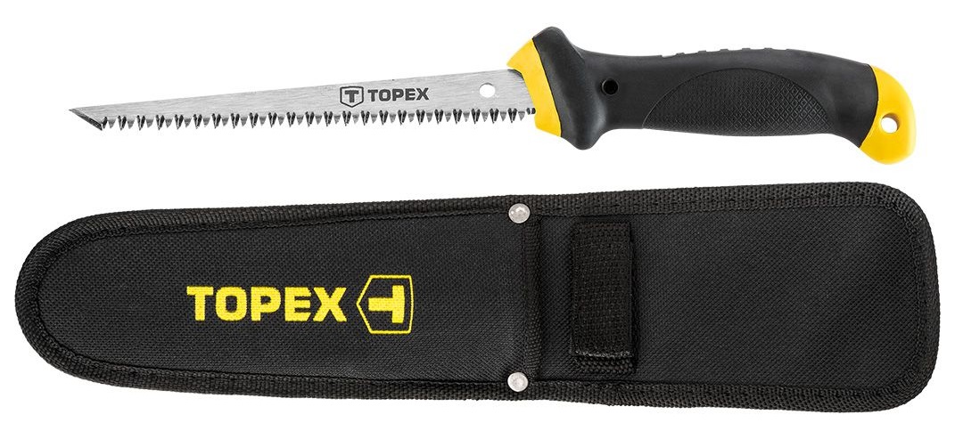 Купити ножівка по гіпсокартону Topex 10A717P 150 мм, 8TPI (10A717P) в Києві