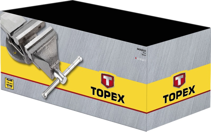 Тиски Topex 07A107 ціна 1816.00 грн - фотографія 2