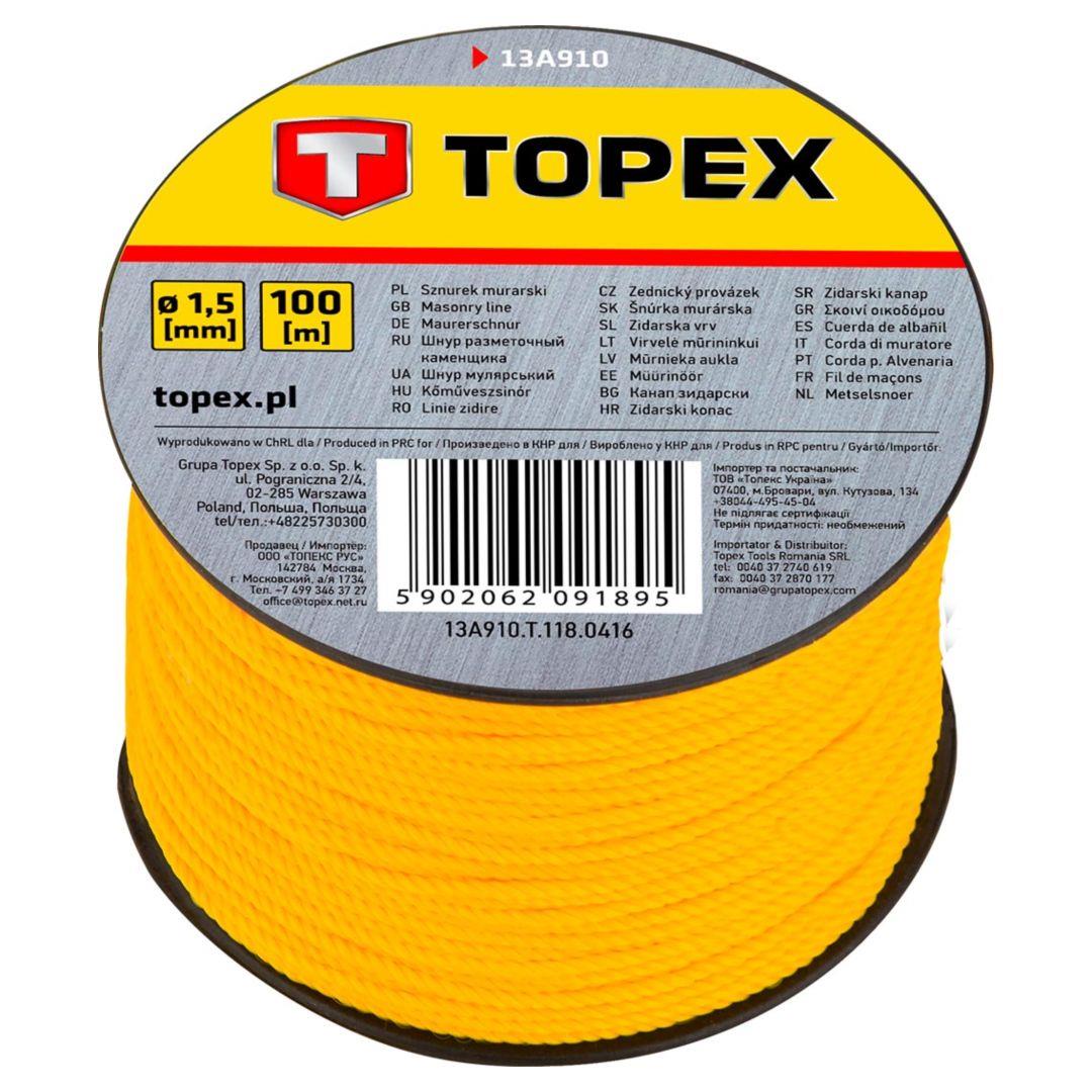Шнур разметочный Topex 13A910 в интернет-магазине, главное фото