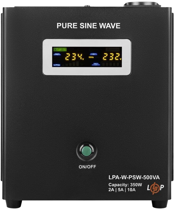 Источник бесперебойного питания LogicPower UPS12V LPA-W-PSW-500VA(350Вт) 2A/5A/10A (7145) в интернет-магазине, главное фото