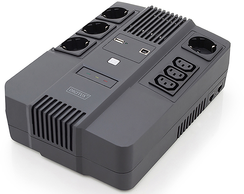 Digitus All-in-One (DN-170111) 800VA/480W 4xSchuko/3xC13