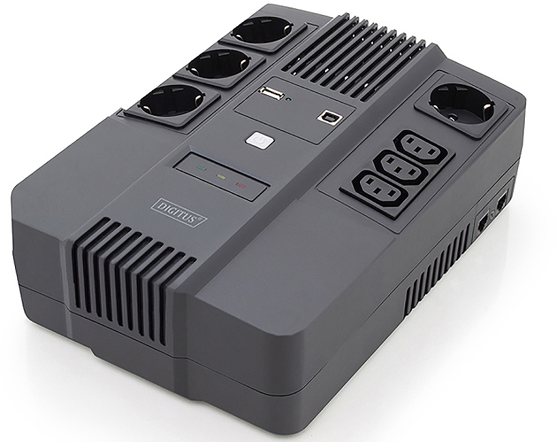 Digitus All-in-One (DN-170110) 600VA/360W 4xSchuko/3xC13