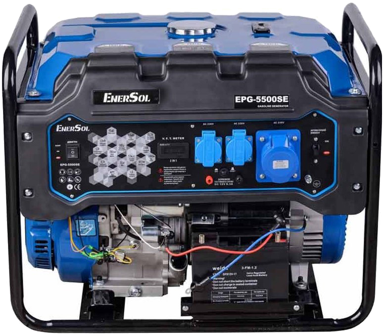 Характеристики генератор с аккумулятором EnerSol EPG-5500SEA