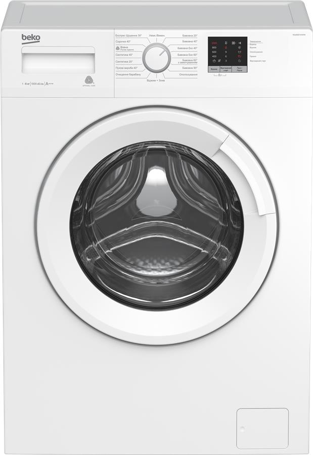 Характеристики пральна машина a класу прання Beko WUE6511XWW