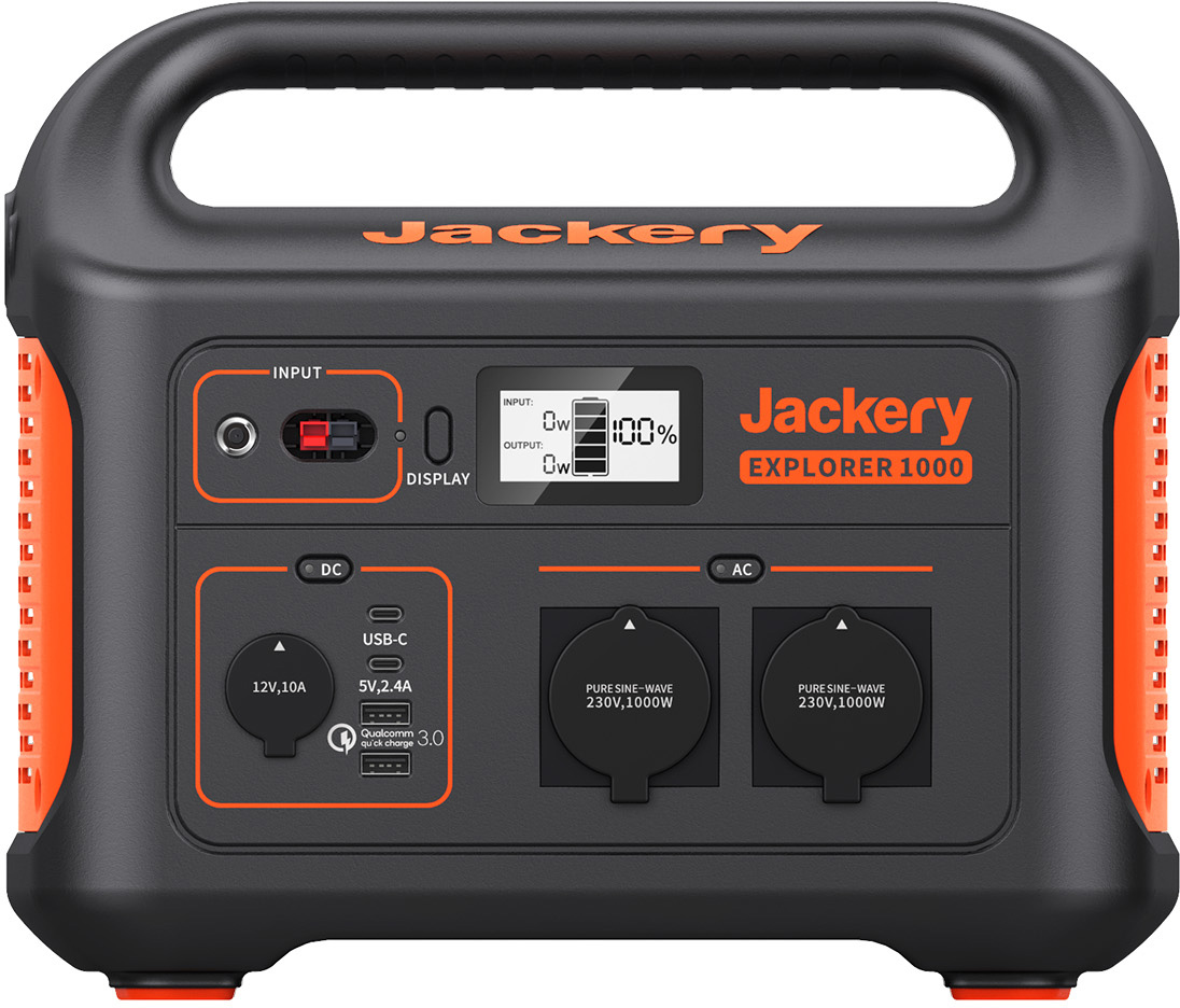 Jackery Explorer 1000EU, 1000Вт / 1002Вт*год