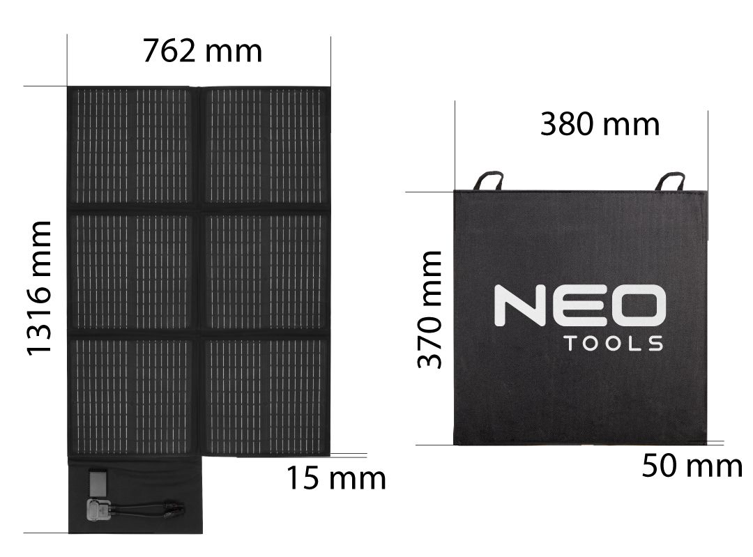 Neo Tools Neo 120W 90-141 Габаритные размеры