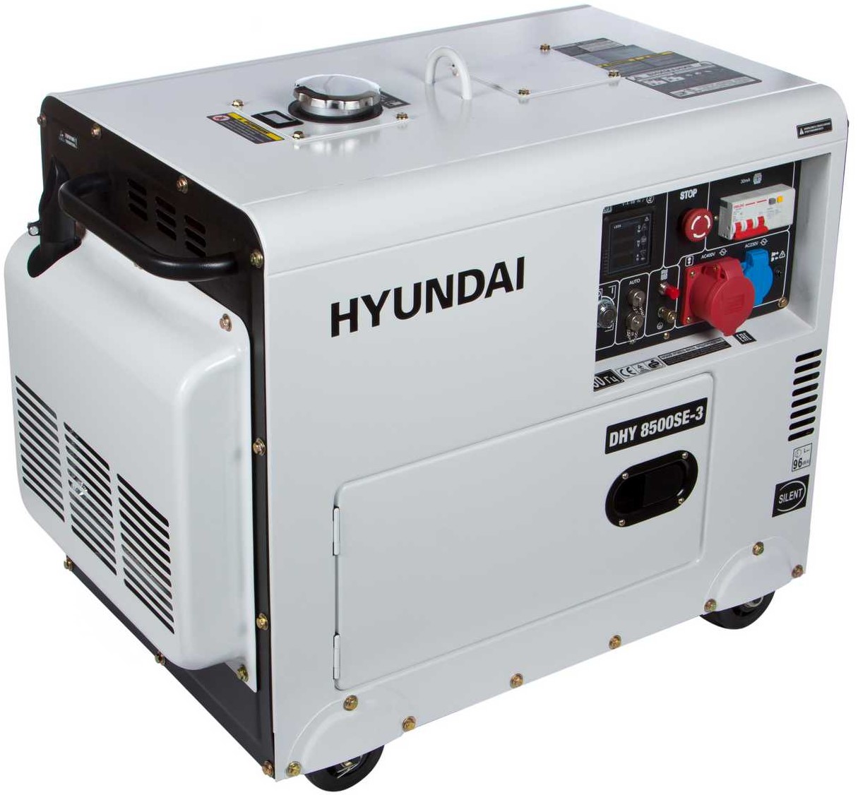 Генератор с аккумулятором Hyundai DHY 8500SE-3