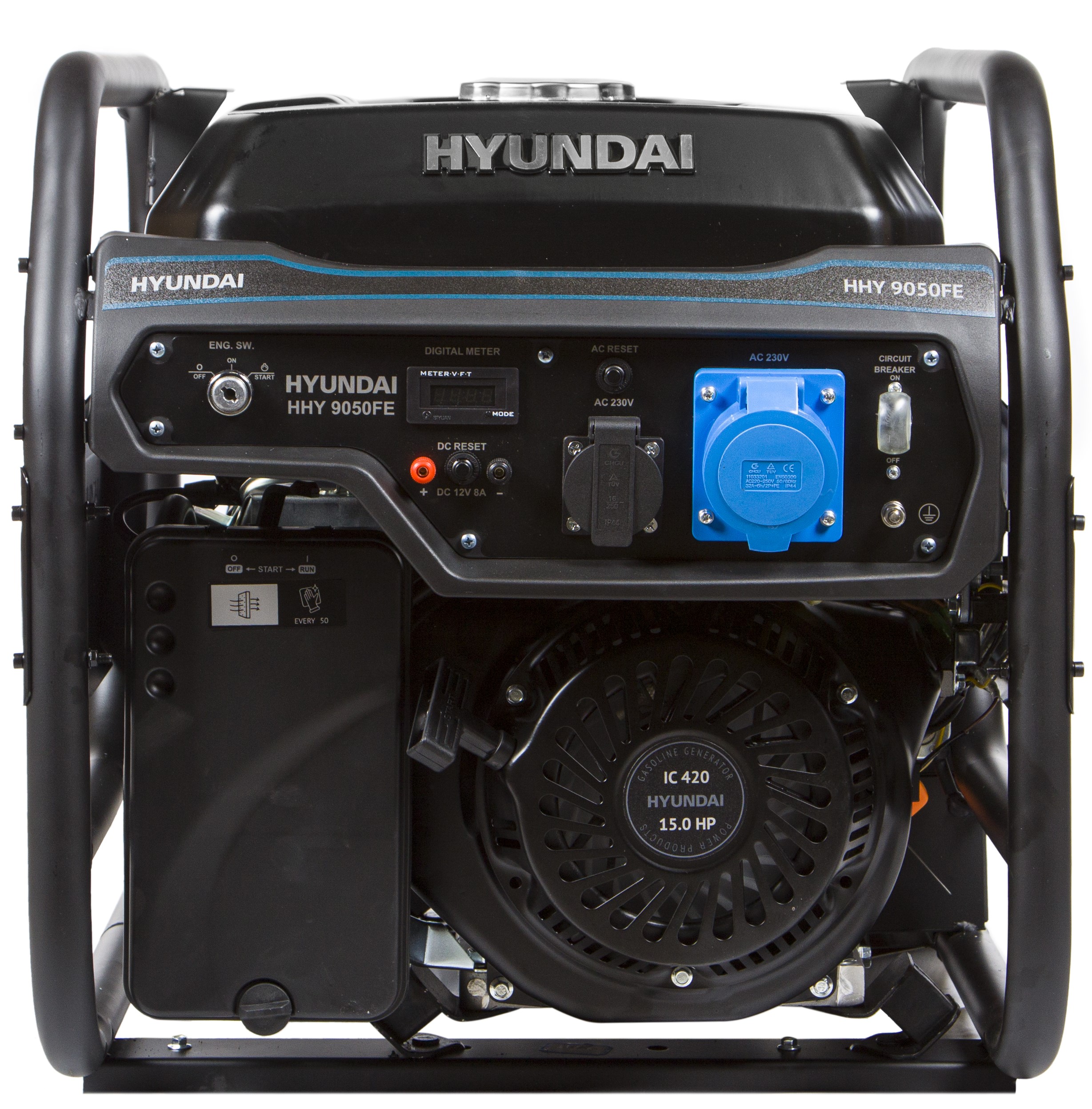 Купить стационарный генератор Hyundai HHY 9050FE в Киеве