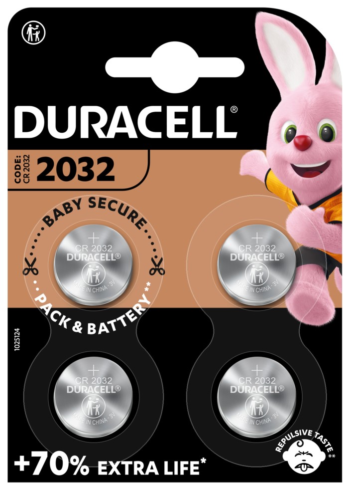Duracell DL2032 DSN 4шт.