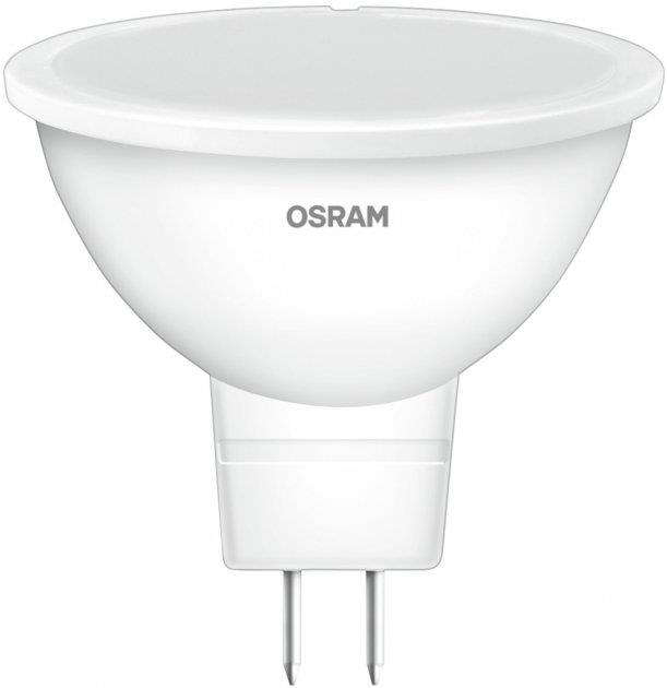 Светодиодная лампа Osram форма точка Osram Led Value MR16 GU5.3 6W 3000K 220V (4058075689206)