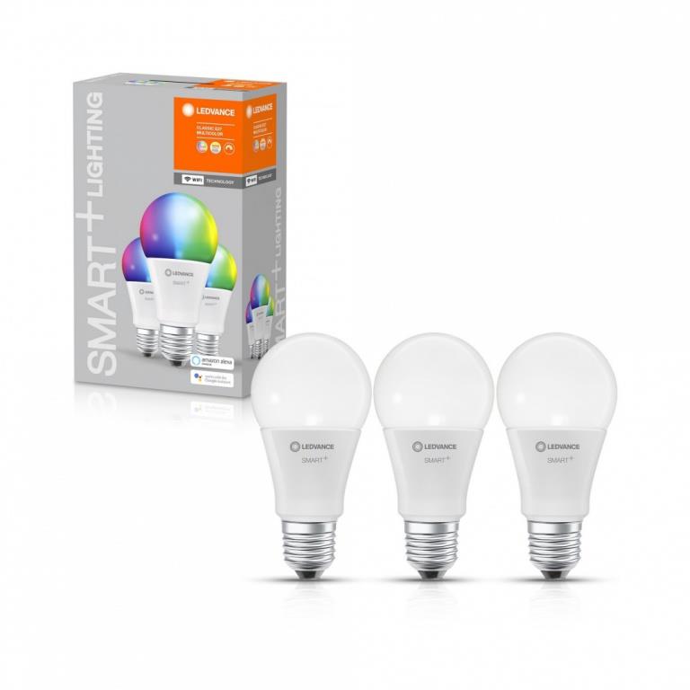 Ledvance Smart+ WiFi A60 9W 806Lm 2700-6500K + RGB E27 комплект 3шт (4058075485754)