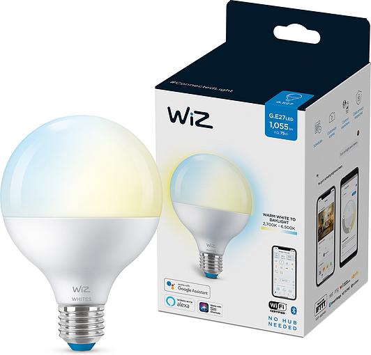 Лампа WiZ світлодіодна WiZ Led Smart E27 11W 1055Lm G95 2700-6500K Wi-Fi (929002451002) в Києві