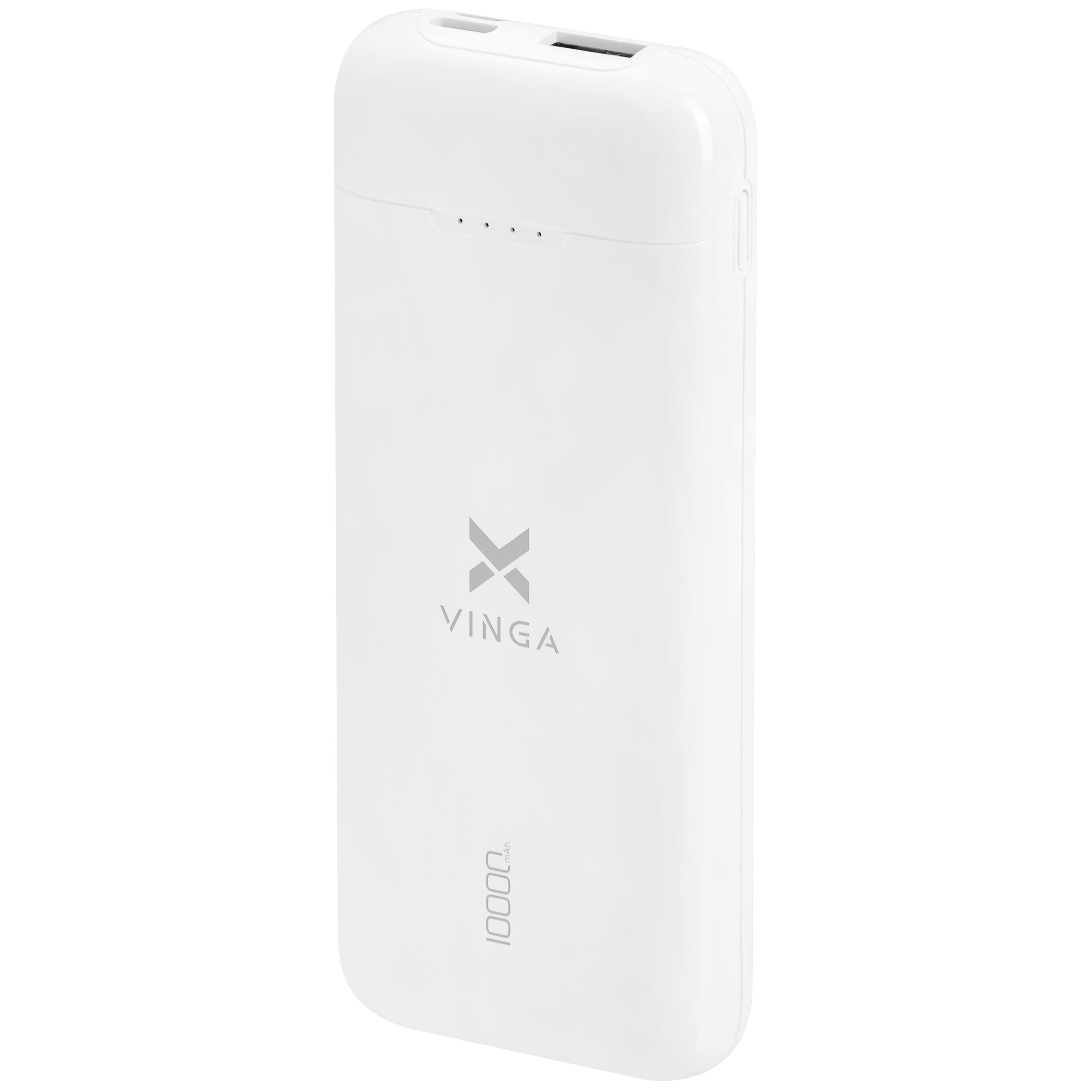 Павербанк для планшету Vinga 10000 mAh Glossy white (VPB1MWH)