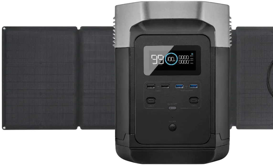 Характеристики портативна зарядна станція EcoFlow DELTA + 110W Solar Panel