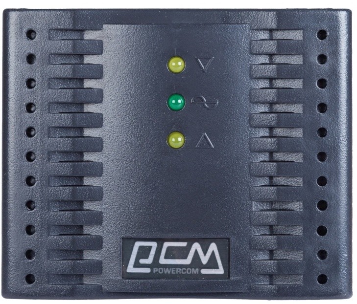 Підлоговий стабілізатор напруги Powercom TCA-1200 1200VA/600W 4 Schuko Black