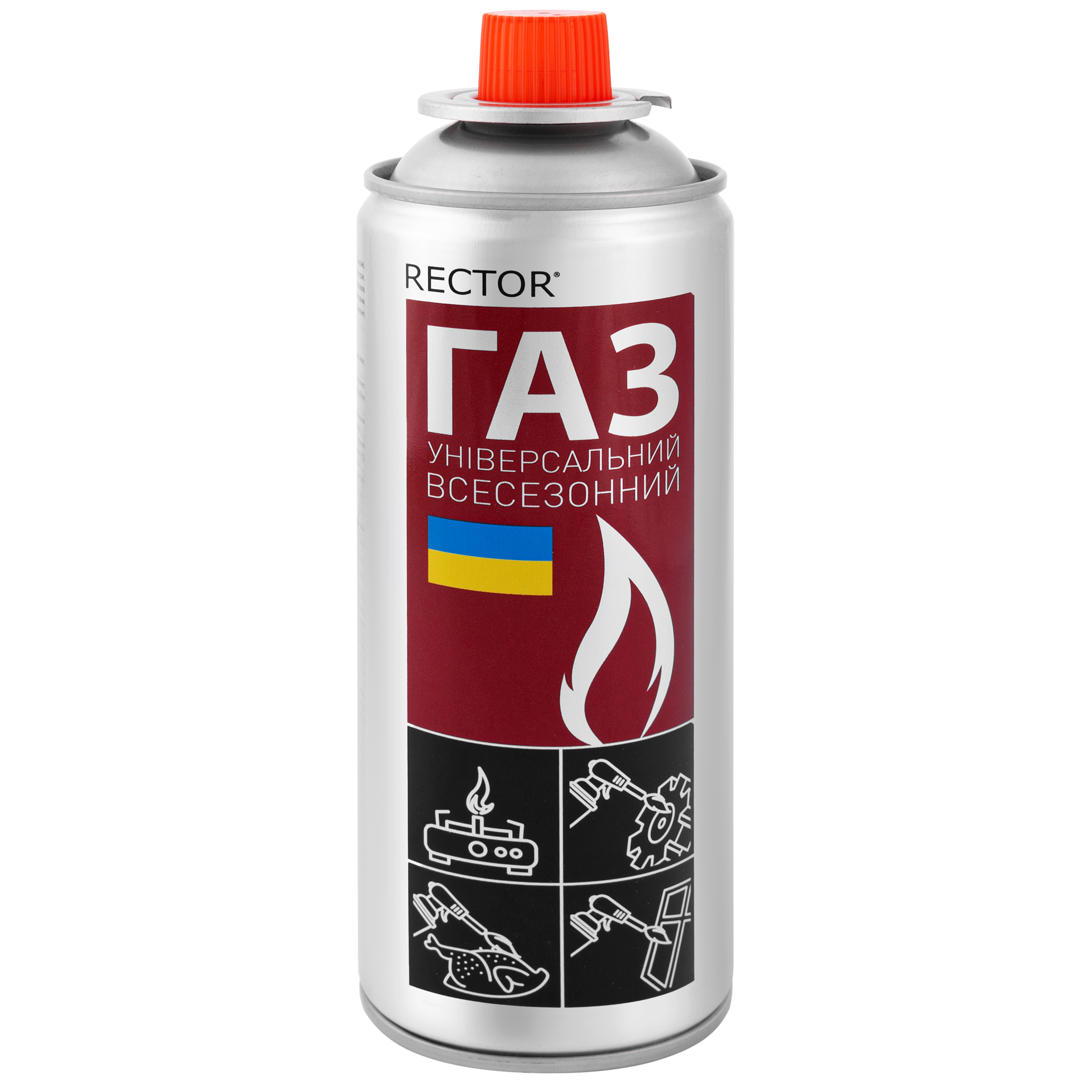 Ціна газовий картридж Rector 400 мл (цангове кріплення) в Києві