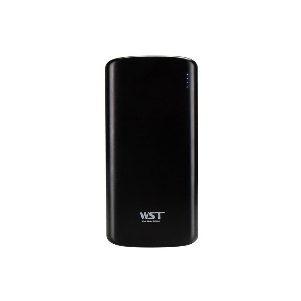 WST 10000mAh PD/2.0(USB-C), QC/3.0(micro-USB,USB-A), black (WP937PD)