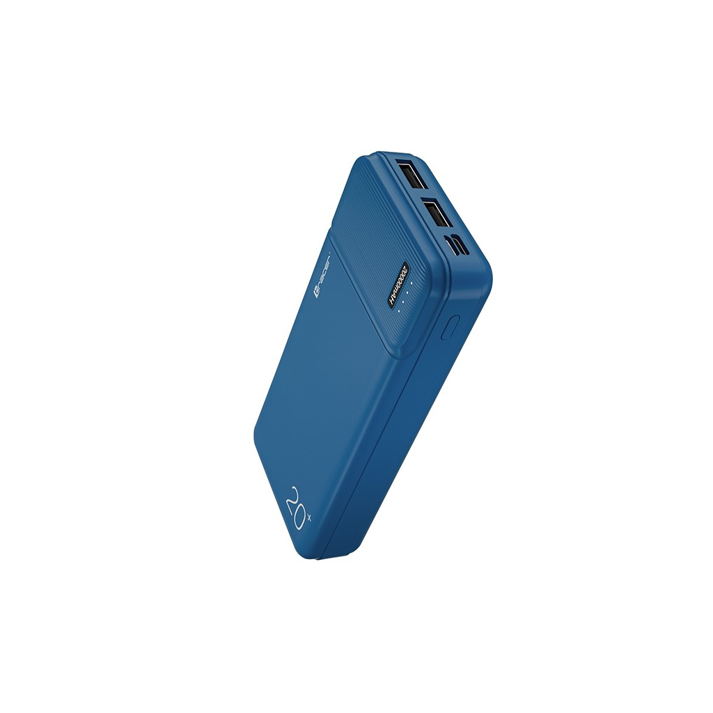 Tracer 20000 mAh, PD/20W/USB Type-C, 2*USB 5V/2.1A, blue (TRABAT46962)