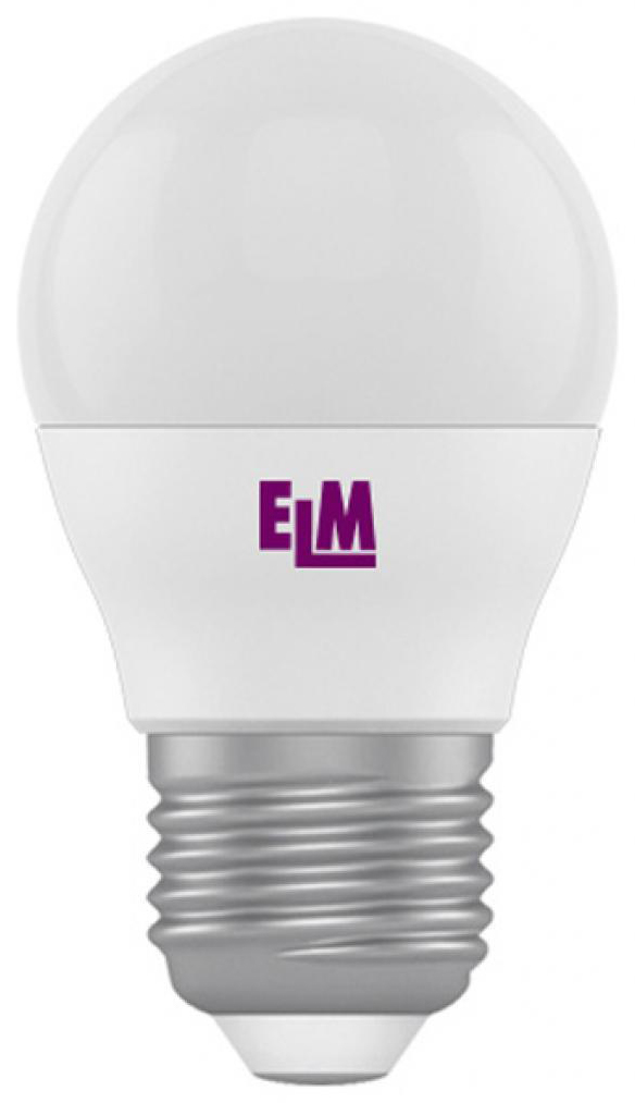 Светодиодная лампа форма шар ELM E27 (18-0093)