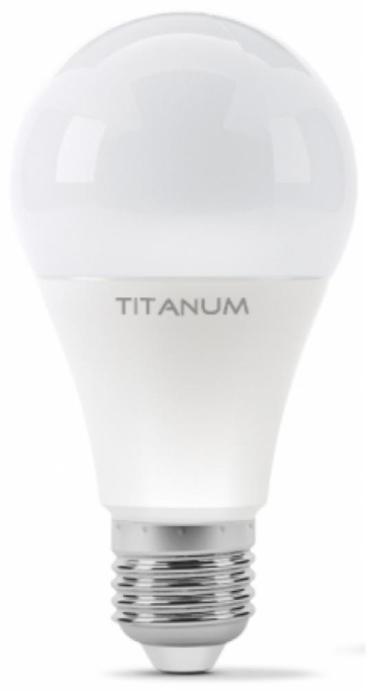 Светодиодная лампа мощностью 15 Вт Titanum A65 15W E27 4100K 220V (TLA6515274)