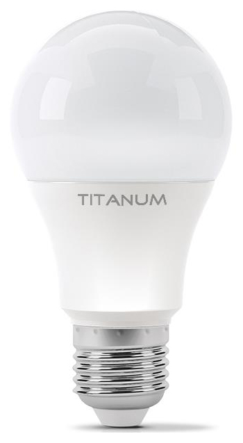 Світлодіодна лампа потужністю 10 Вт Titanum LED A60 12V 10W E27 4100K (TLA6010274-12V)