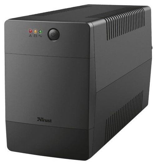 Trust Paxxon 1500VA UPS with 4 standard wall power outlets BLACK