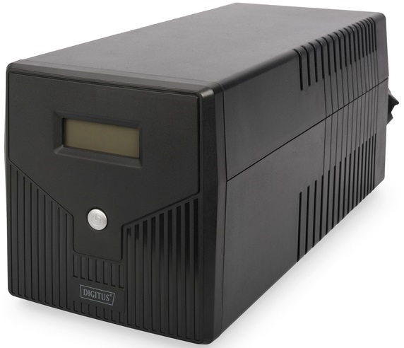 Digitus Line-Interactive, 2000VA/1200W, LCD, 4xSchuko, RJ45, RS232, USB