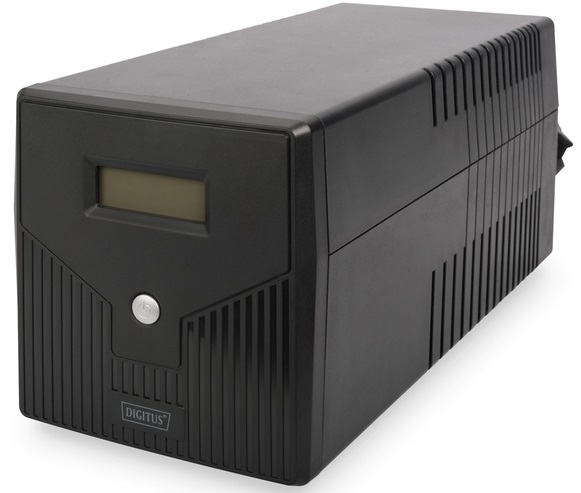 Digitus Line-Interactive, 1000VA/600W, LCD, 4xSchuko, RJ45, RS232, USB