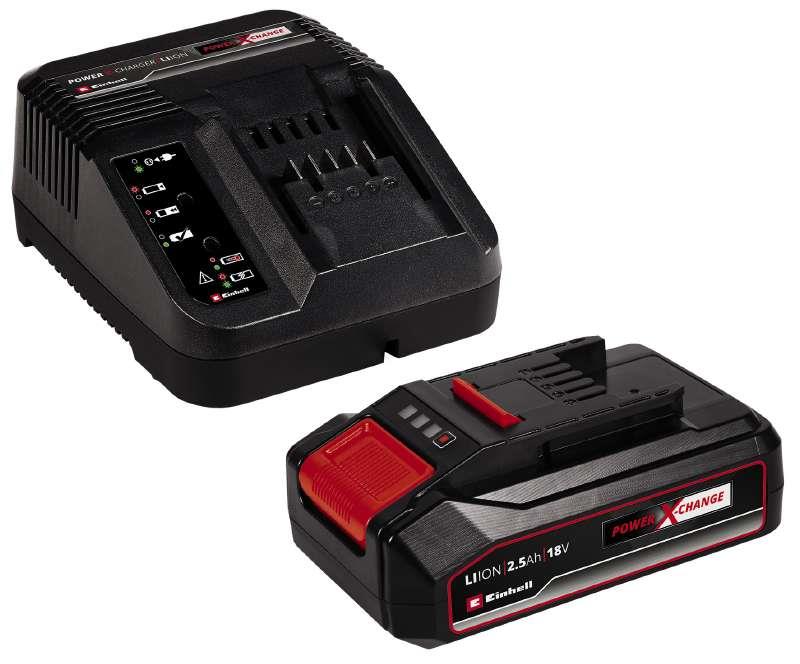 Набор аккумулятор + зарядное устройство Einhell 18V 2.5 Ah PXC Starter Kit (4512097) в интернет-магазине, главное фото