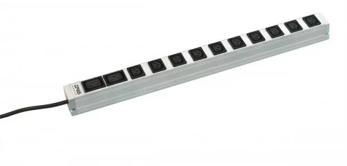 ZPAS M1U-00-0428, 16A, 10xC13, 2xC19, кабель 5м, без вилки