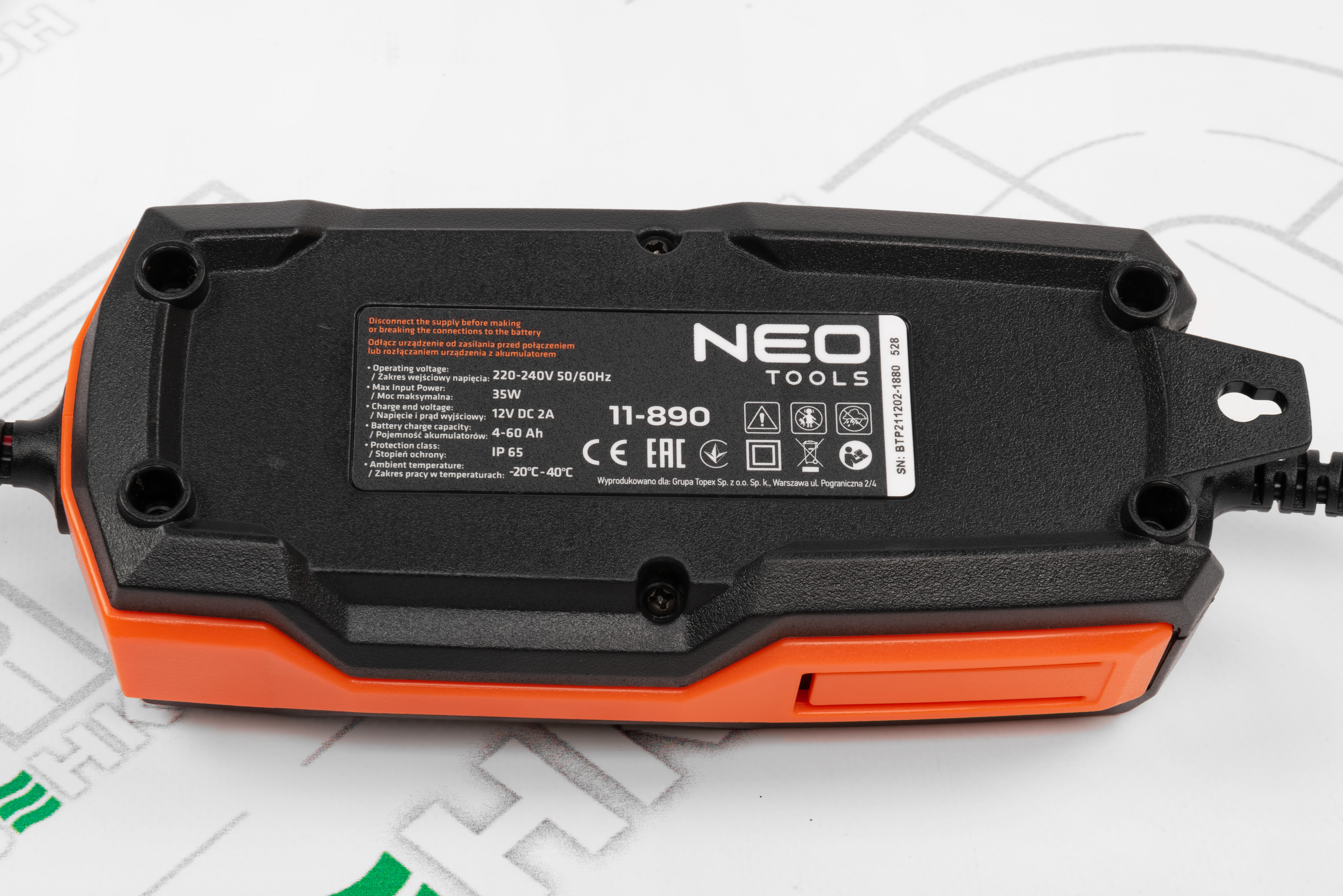 Автомобільно-зарядний пристрій Neo Tools 11-890 відгуки - зображення 5