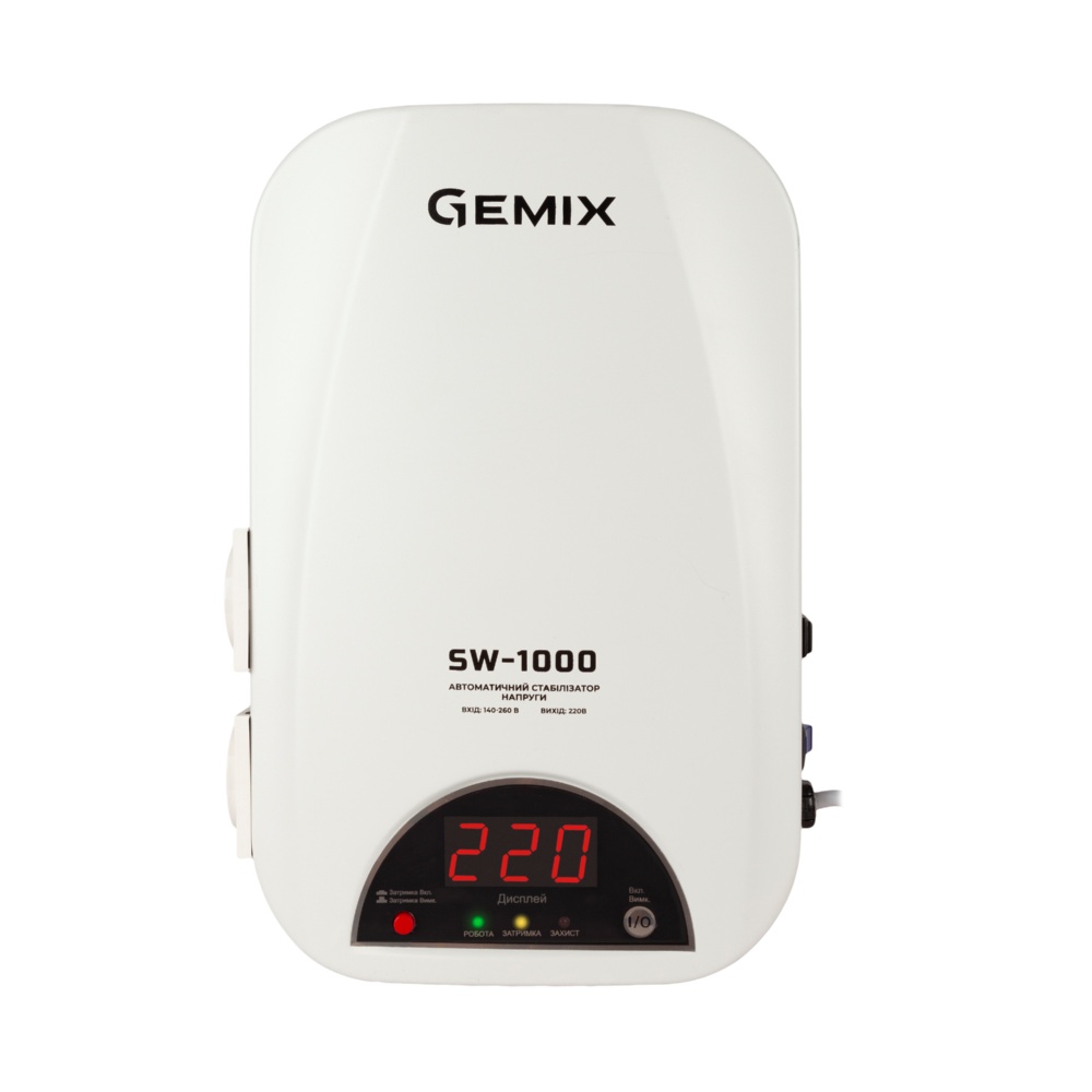 Настенный стабилизатор напряжения Gemix SW-1000