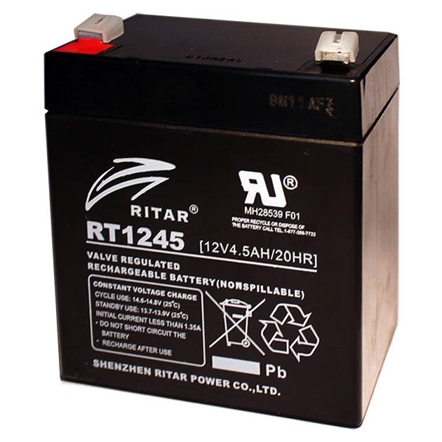 Характеристики аккумулятор мультигелевый agm Ritar RT1245B
